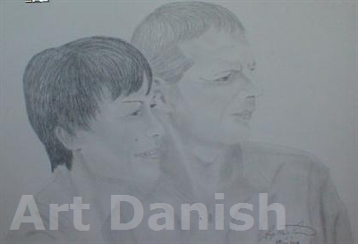drawing weddingportrait
